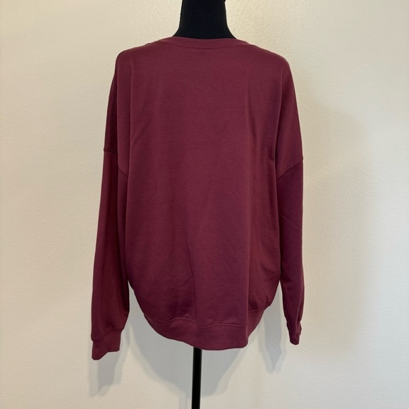 The Flintstones Women's Graphic Maroon Sweatshirt Size X- Large New With Tags - Picture 4 of 8